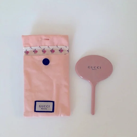 New Authentic Gucci 🩷 Handheld Mirror/W Mirror Pouch Case GWP/VIP - Picture 6 of 8